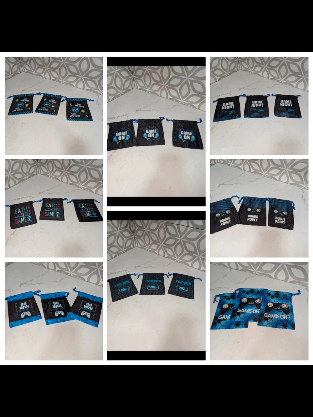 Lot Of 24 Video Game themed Bags